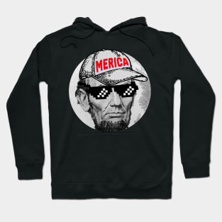 Abraham Lincoln MERICA cool Hoodie